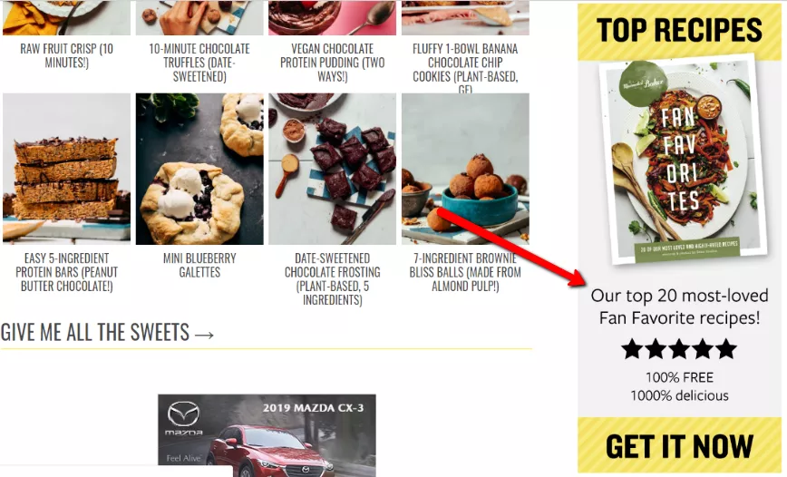 Cookbook of top 20 recipes. 100% free.