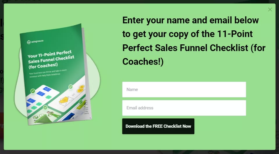 Download sales funnel checklist.