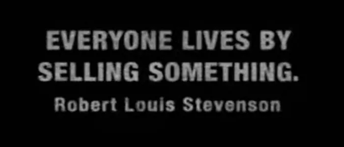 Quote about selling something.