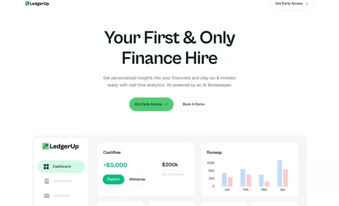 AI-powered finance dashboard.