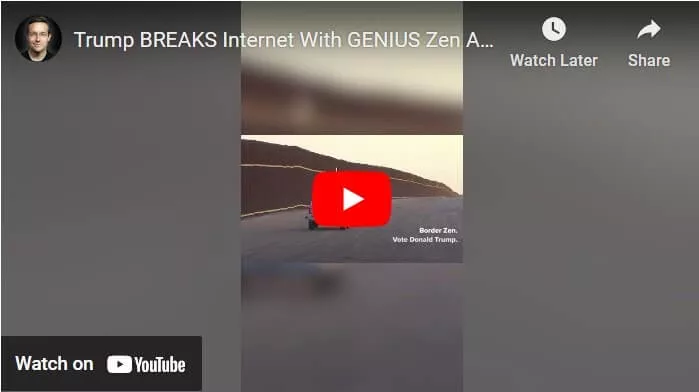 Trump campaign ad, subtle persuasion.