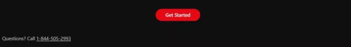 Red button: Get Started.