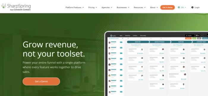 Sales platform for revenue growth.
