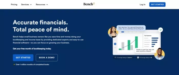 Bench: financial software for small biz.