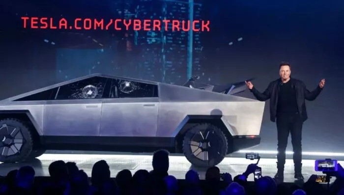 Tesla Cybertruck, Elon Musk, presentation.