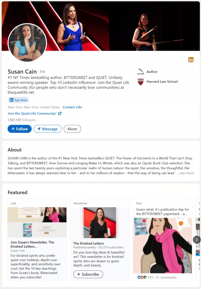 Susan Cain, author, speaker.