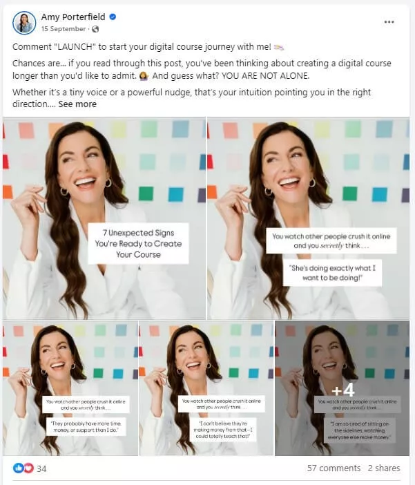 Digital course launch, insights for creators.