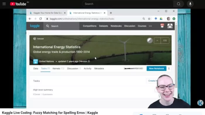 Live coding session on Kaggle.