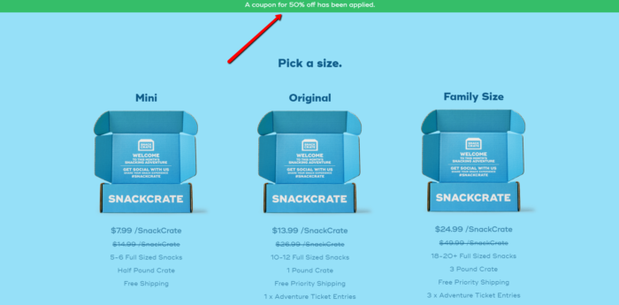 snack crate's pricing