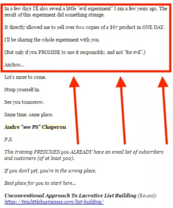 email with openloop example