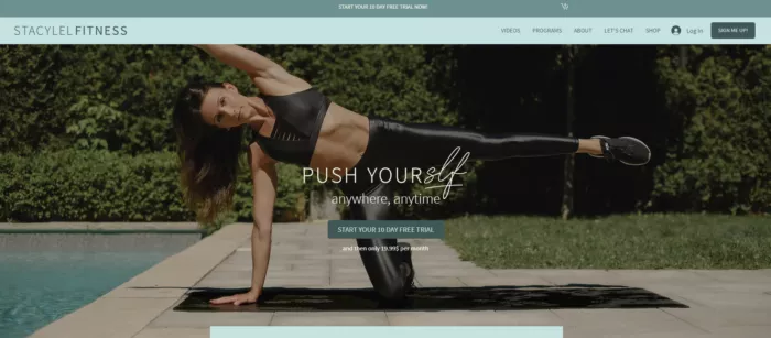 example of hero image