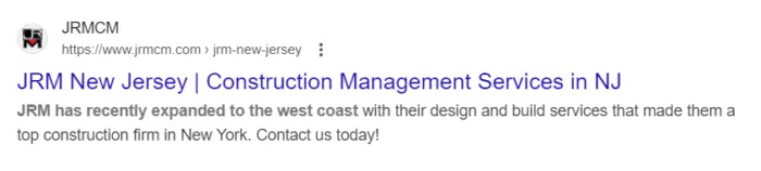 example of local based meta description - location 2