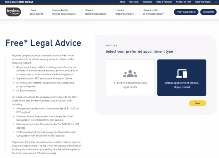 free stategy legal advice page 1 example