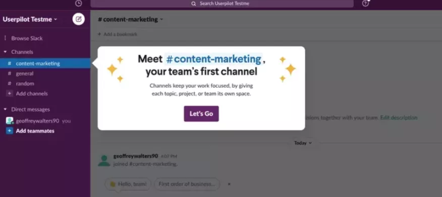 interactive onboarding