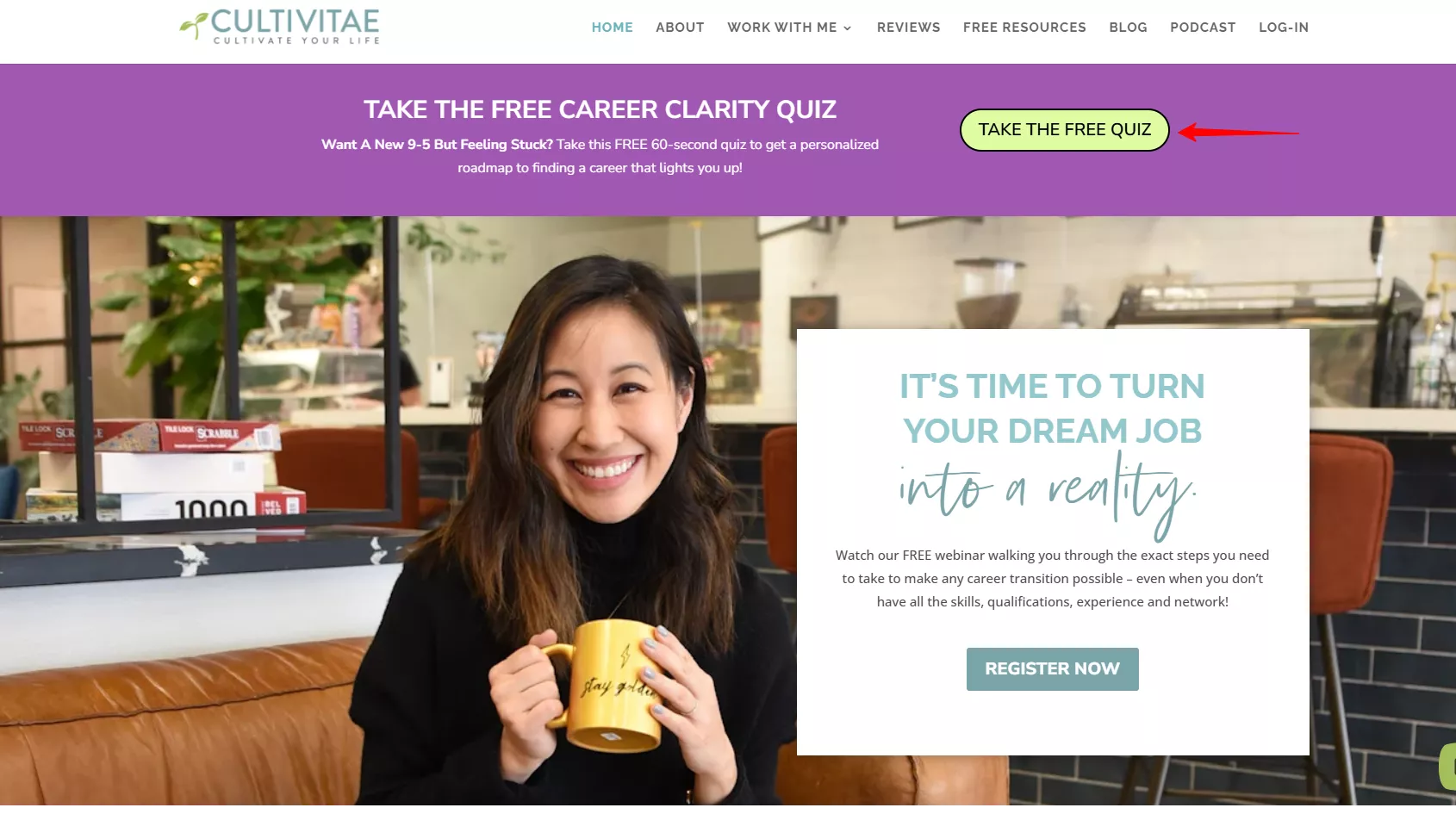 example of coaching page with quiz and assessment