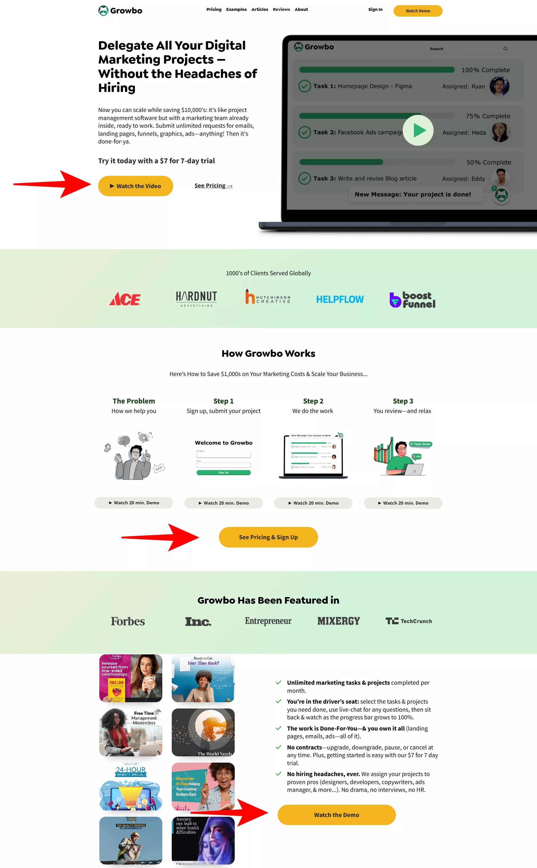 different CTAs based on jouney