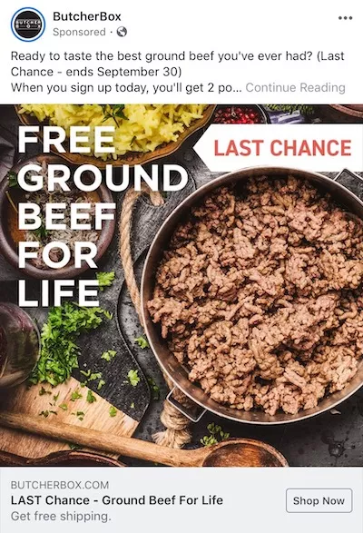 ecommerce ads with urgency