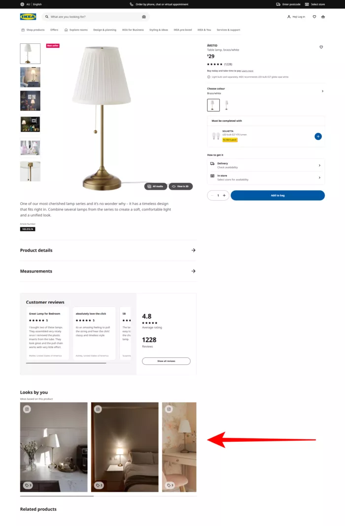 example of ugc on your checkout page