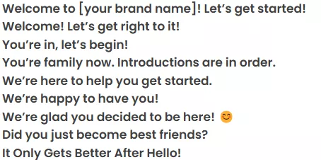 examples of subject lines