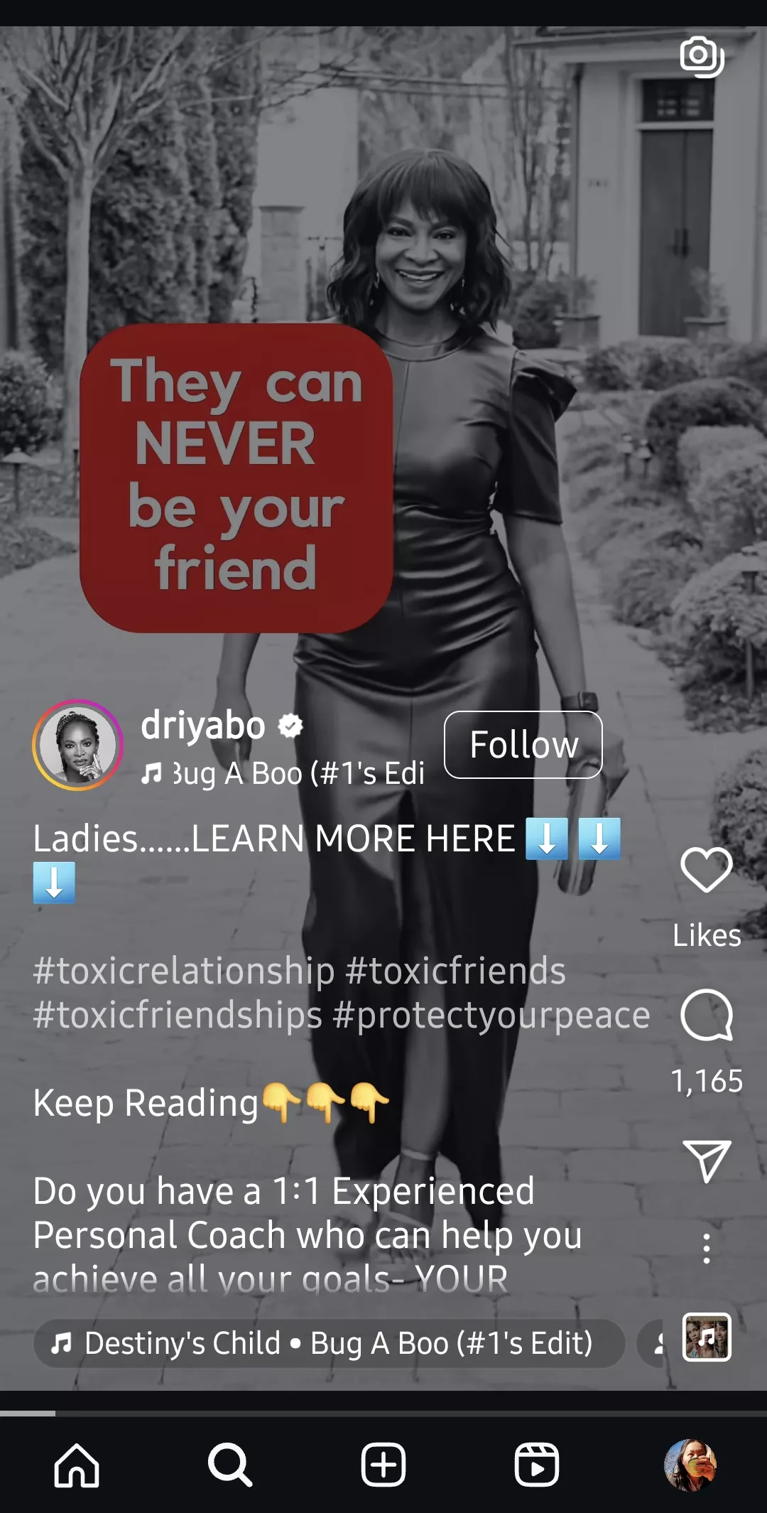 example of reel from relationship coach