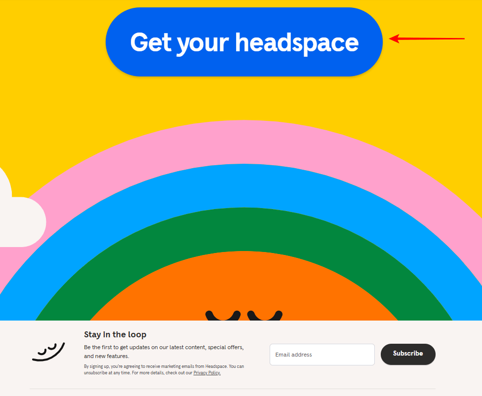 example of behaviour based cta - checkout