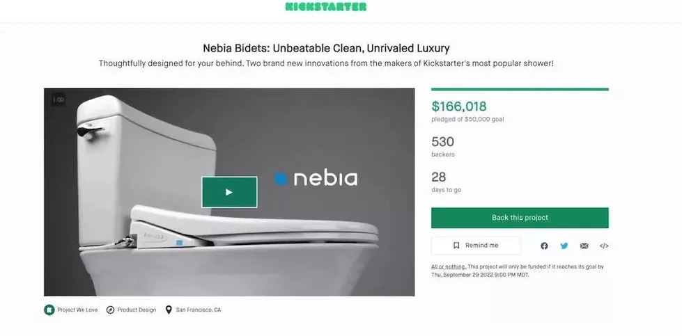 example of pre order product