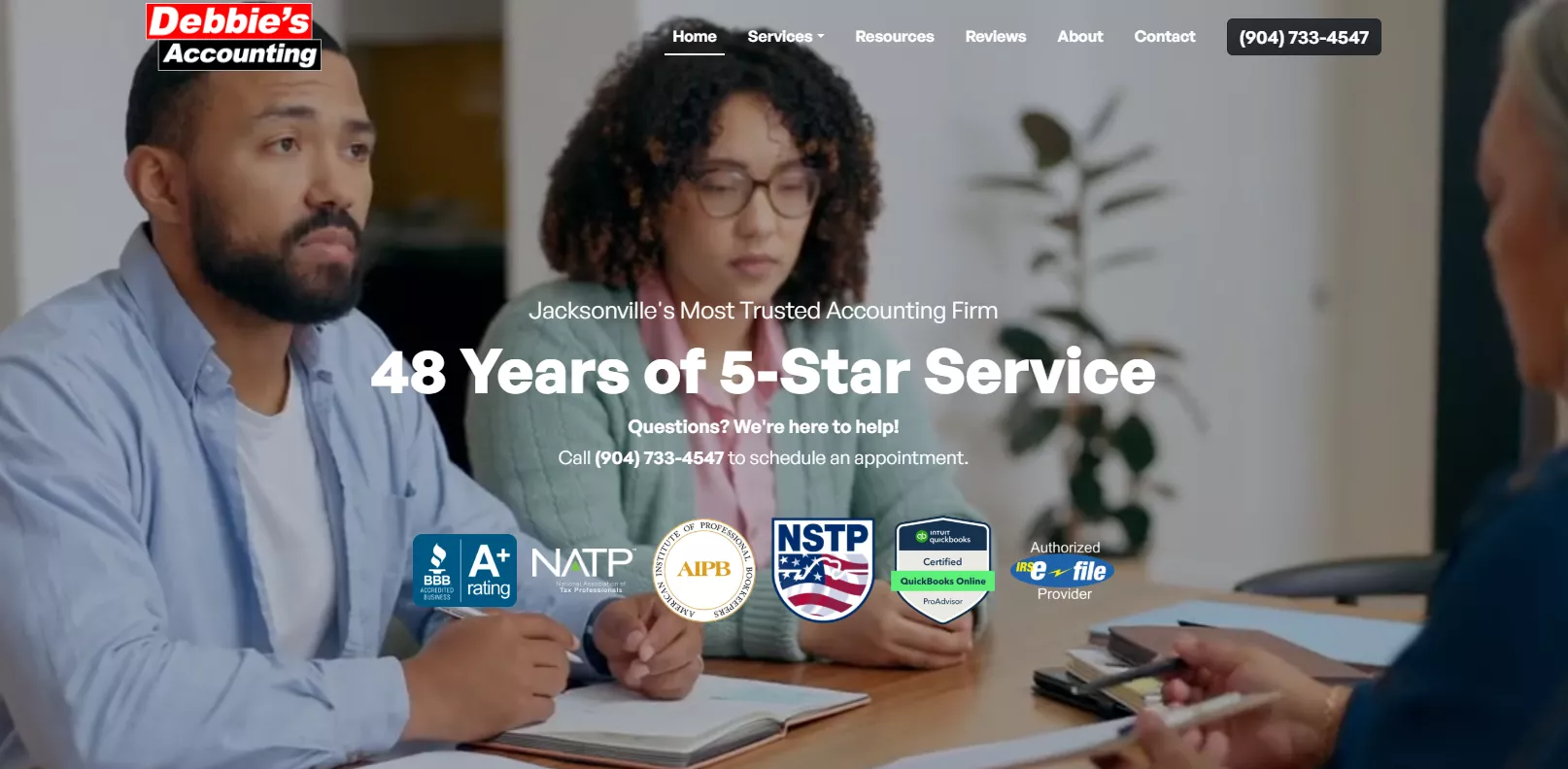 example of trust badges accounting