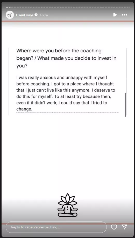 content idea before - success stories