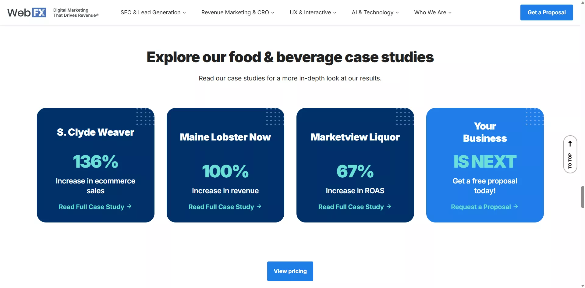 persuasion example dedicated social proof page