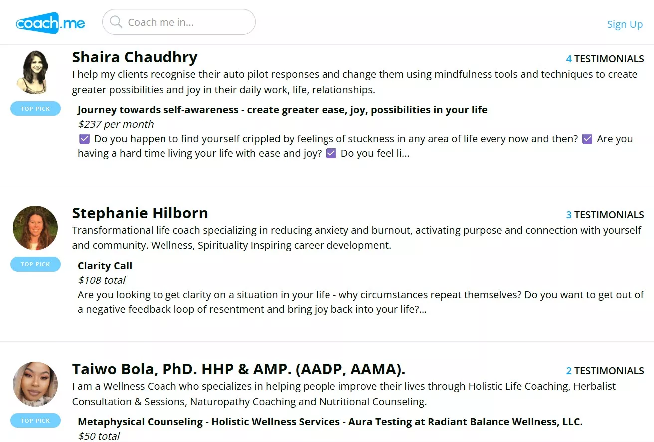 Add Your Name to Coach Directories