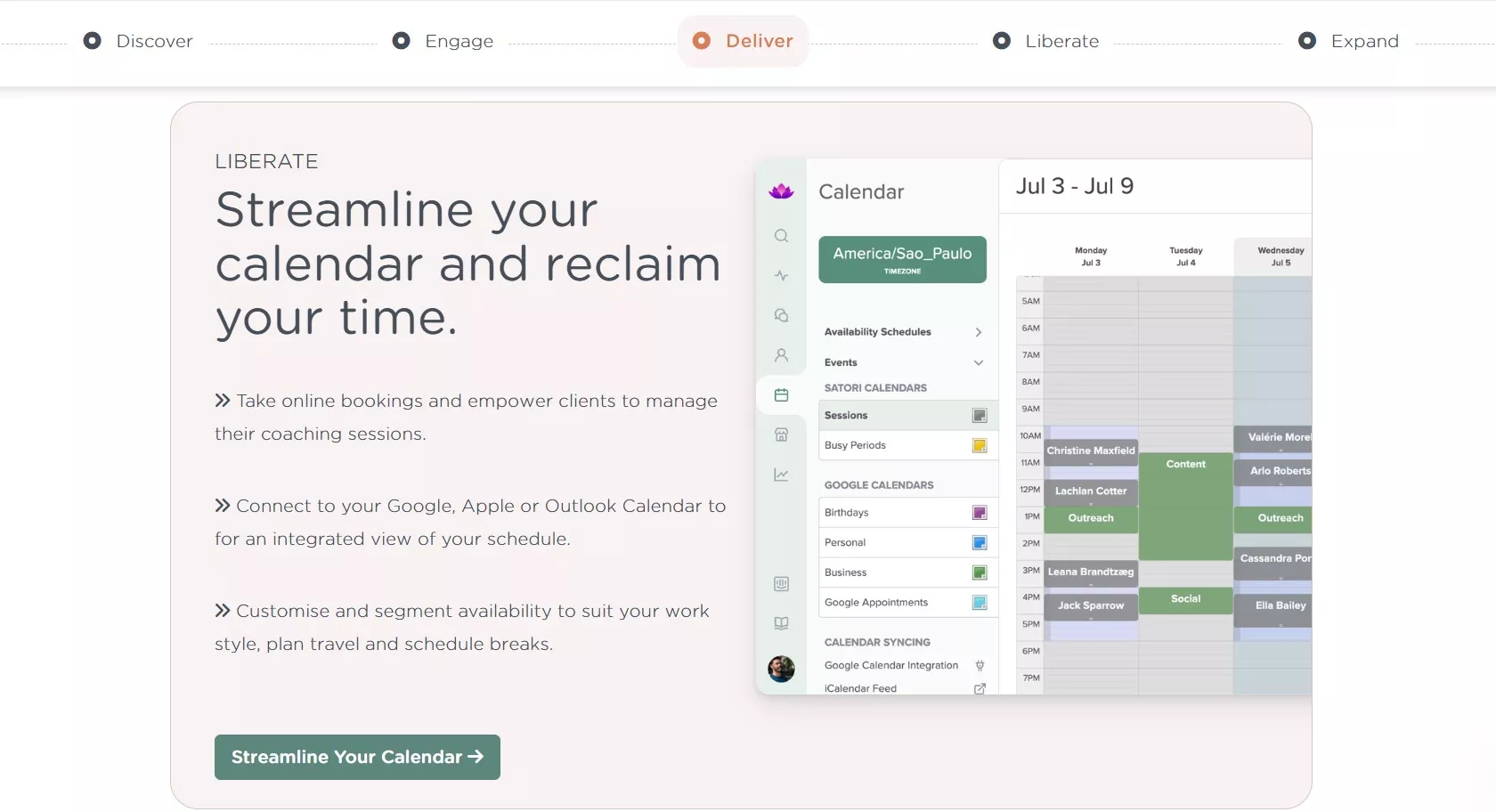 Seamless Scheduling Experience
