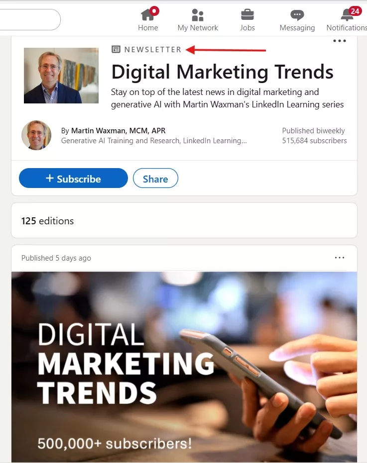 Adapt Email Newsletters into LinkedIn Articles for Thought Leadership