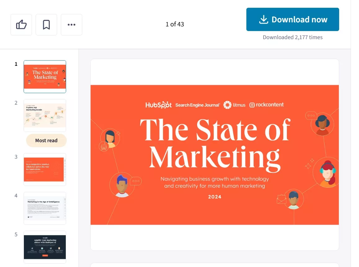 Convert Data Reports into Social Media Slide Decks for Engagement