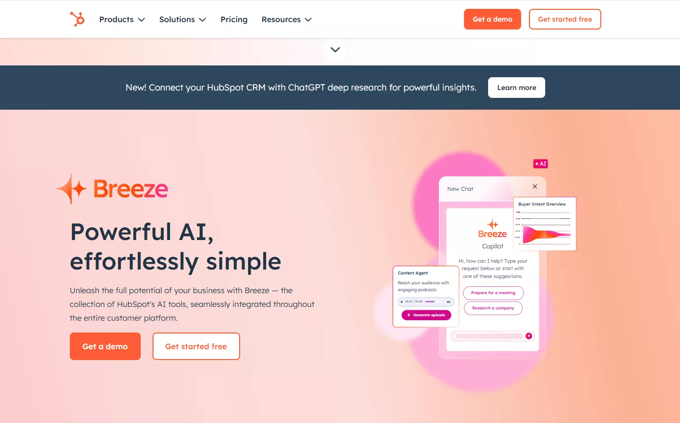 hubspot.com/products/artificial-intelligence - HubSpot AI for Centralized Campaign Management