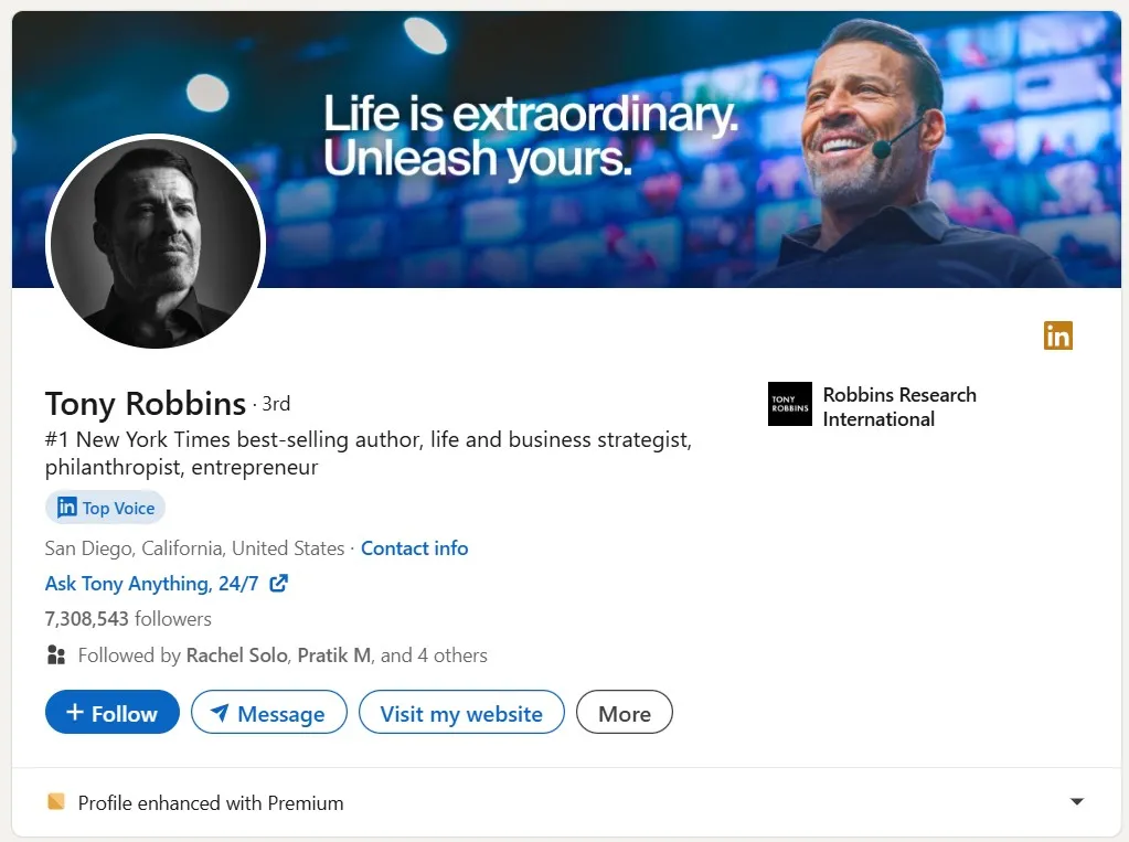 Tony Robbins LinkedIn - Set Up a Simple Posting Plan for Consistency and Results