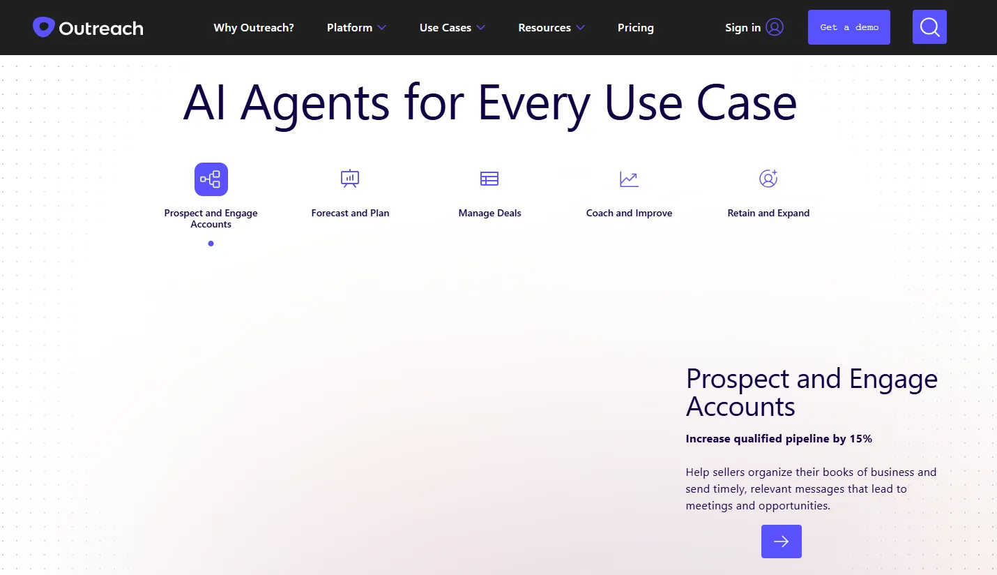 Outreach Website - outreach.io