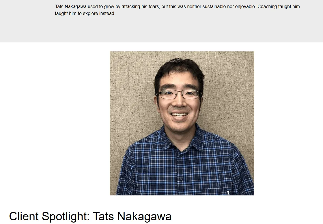 Frame of Mind Coaching Client Spotlight