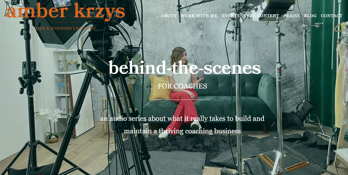 Amber Krzys Behind-The-Scenes for Coaches