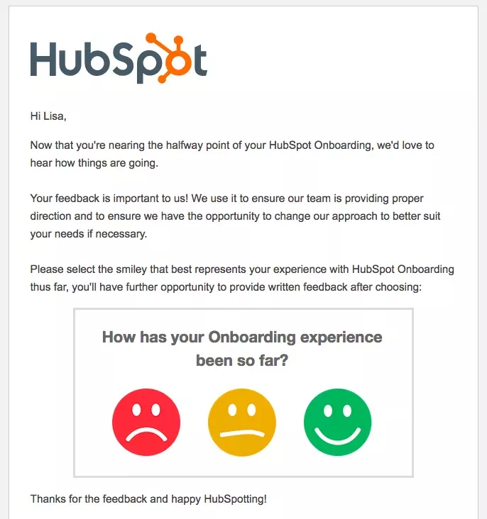 Customer Onboarding Best Practices - Hubspot Mid-Feedback