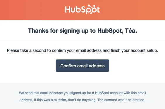 Customer Onboarding Best Practices - Hubspot Welcome Message