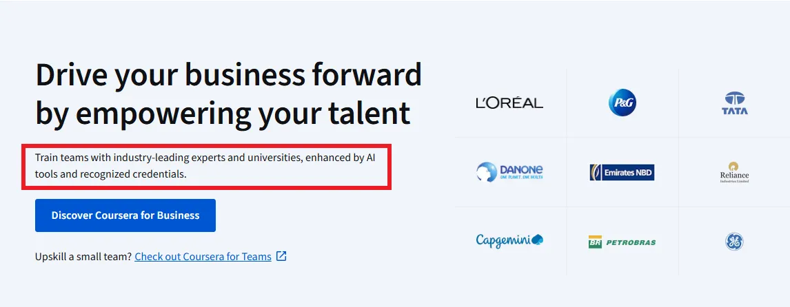 Coursera Customer Experience Planning - Growbo