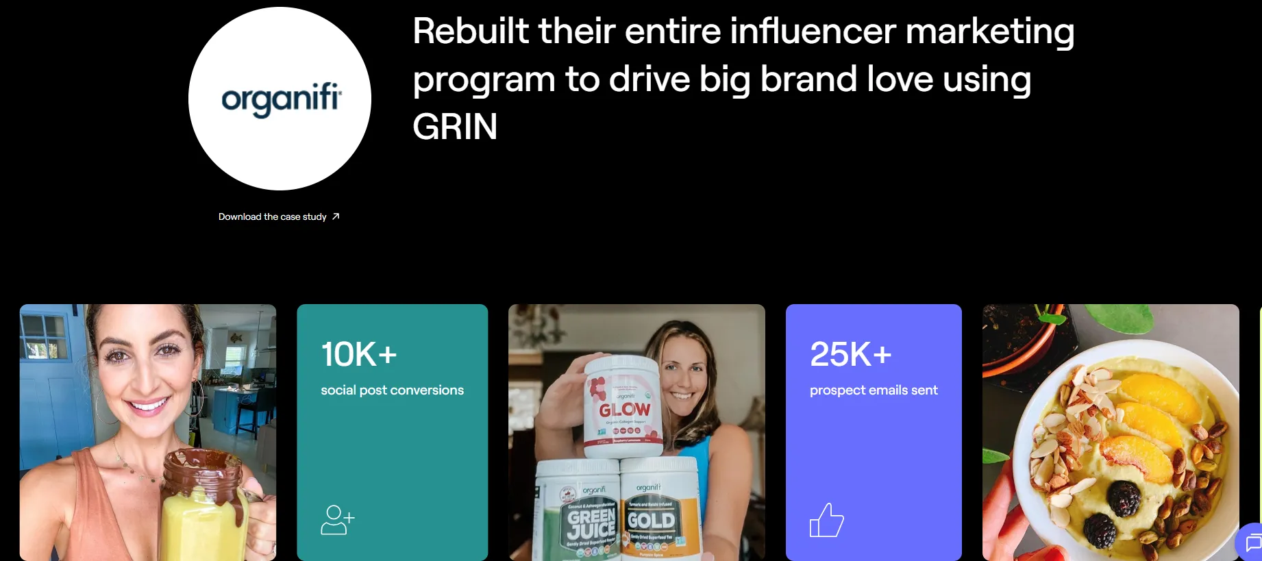 Organifi - Influencer Marketing for Ecommerce - Growbo
