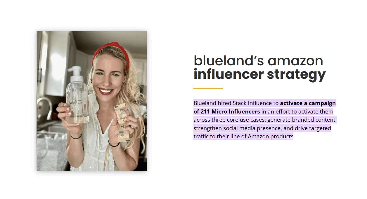Blueland - Influencer Marketing for Ecommerce - Growbo