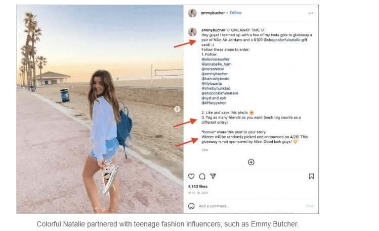 Colorful Natalie - Influencer Marketing for Ecommerce - Growbo