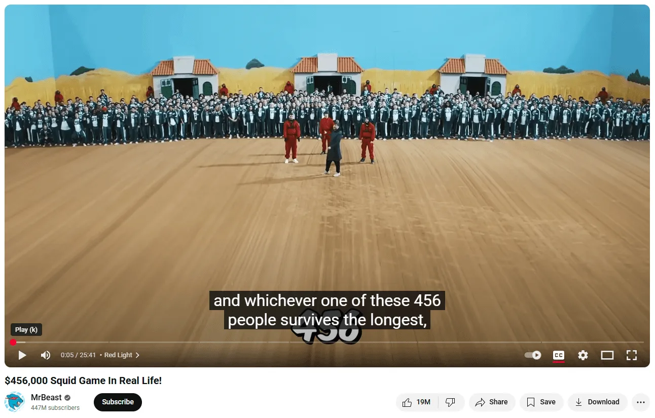 MrBeast Squid Game - Growbo