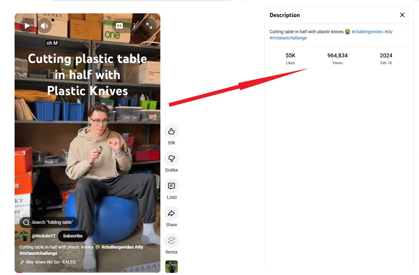 NickaleYT's Cutting Table in Half Video - Growbo